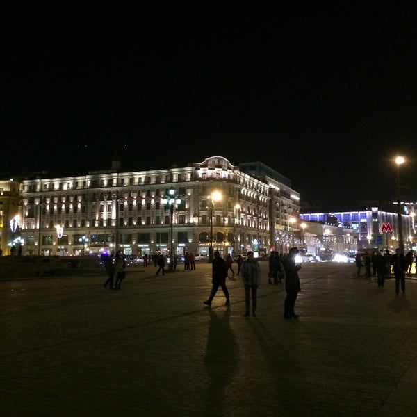 Photo taken at Manezhnaya Square by Mary on 3/18/2015