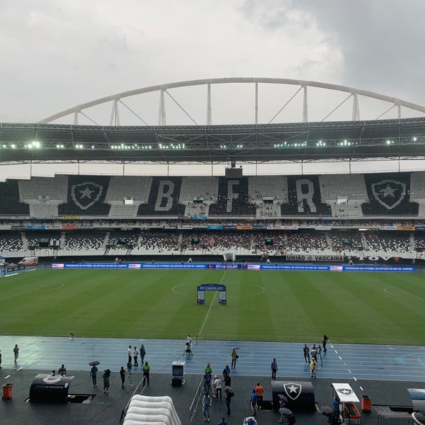 Photo taken at Nilton Santos Stadium (Engenhão) by Eduardo G. on 4/14/2019