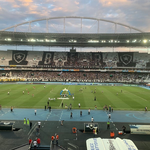 Photo taken at Nilton Santos Stadium (Engenhão) by Eduardo G. on 11/10/2018