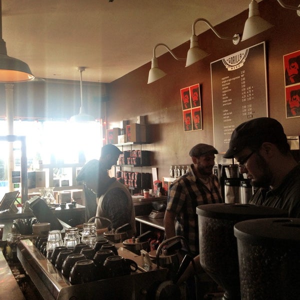 Photo taken at Gorilla Coffee by Ryan W. on 7/13/2013