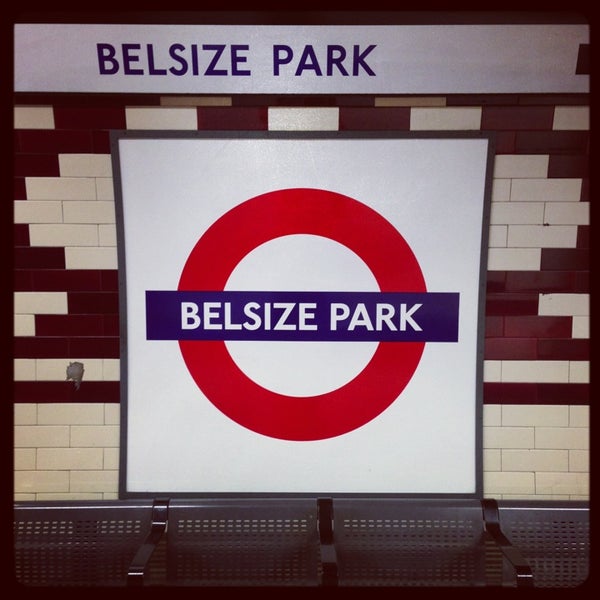 Photo taken at Belsize Park London Underground Station by Demsi on 8/30/2013