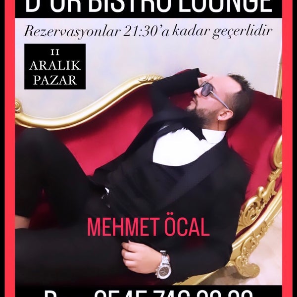 Photo prise au D&#39;OR Bistro Lounge &amp; Hookah par MEHMET Ö. le12/11/2022