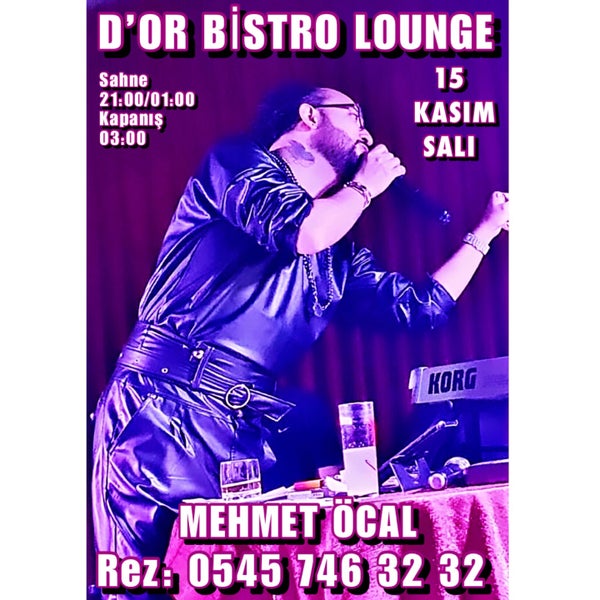 Photo prise au D&#39;OR Bistro Lounge &amp; Hookah par MEHMET Ö. le11/15/2022
