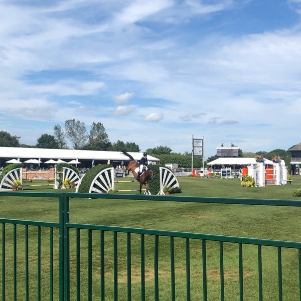 Photo taken at Hampton Classic Horse Show by Todd S. on 9/1/2019