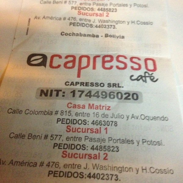 capresso cafe