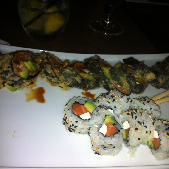 Photo taken at Enso Asian Bistro &amp; Sushi Bar by Allison D. on 12/9/2012