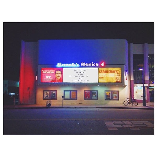 Photo taken at Laemmle&#39;s Monica Fourplex by Joseph W. on 3/8/2014