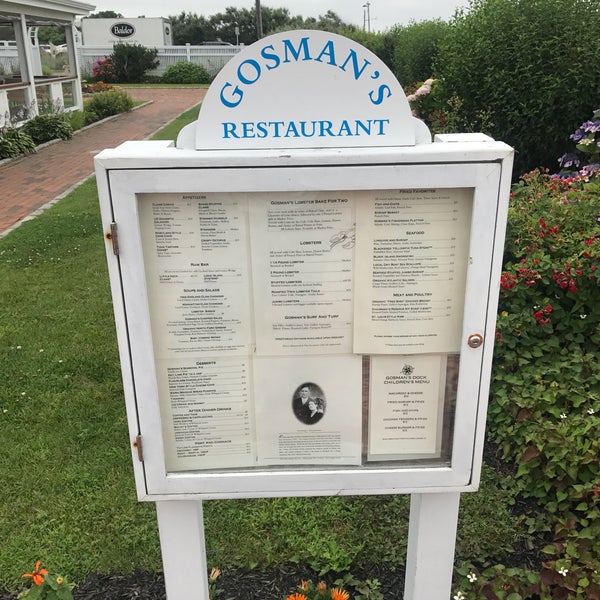 Das Foto wurde bei Gosman&#39;s Restaurant von Wilson T. am 7/15/2017 aufgenommen
