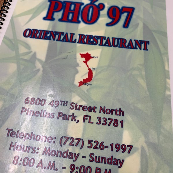 Pho 97 Oriental Restaurant Restaurante vietnamita