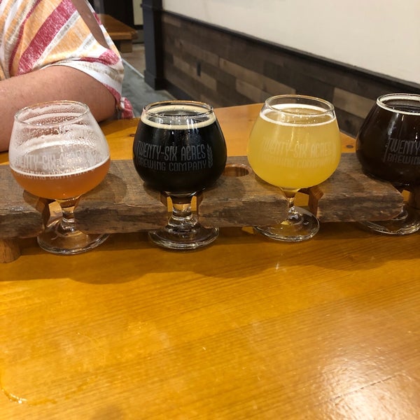 Photo taken at Twenty-Six Acres Brewing Company by Brian M. on 10/12/2019