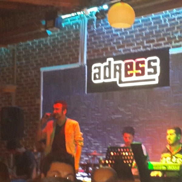 Photo taken at Adress Cafe &amp; Bar by Mehmet G. on 10/15/2014