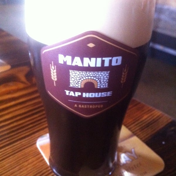 Photo taken at Manito Tap House by Chris M. on 4/19/2013