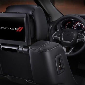 2014 Dodge Durango SUV: Joining the options list is a Blu-Ray/DVD rear-seat entertainment unit with 9-inch high-definition screens mounted on the back of the front seats.
