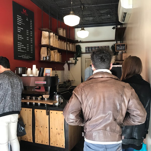 Photo taken at Upright Coffee by Bradford T. on 4/21/2018