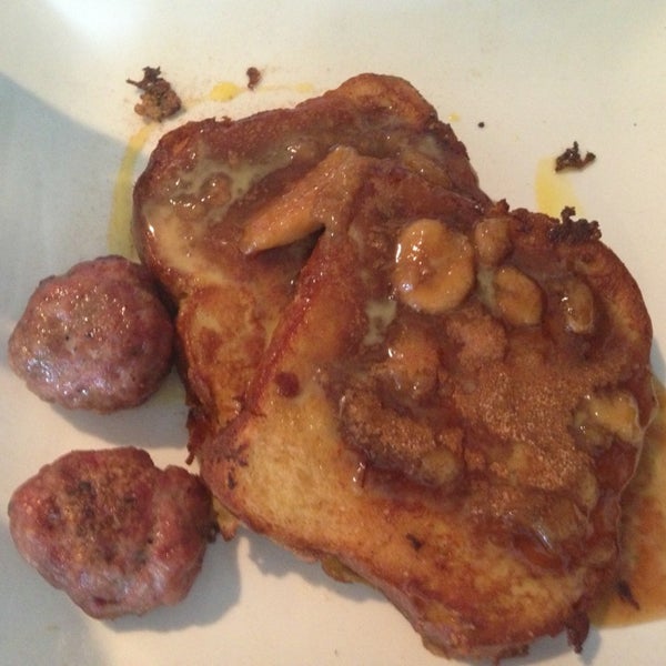 Stella's Banana's Foster challah French toast