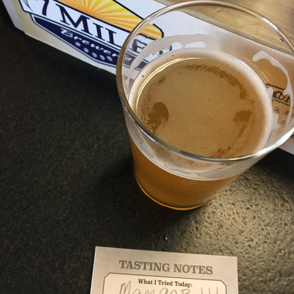 Photo taken at 7 Mile Brewery by Aimee B. on 8/23/2018