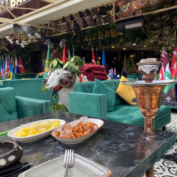Foto diambil di Ali Baba Restaurant &amp; Nargile oleh Serkan K. pada 4/16/2022