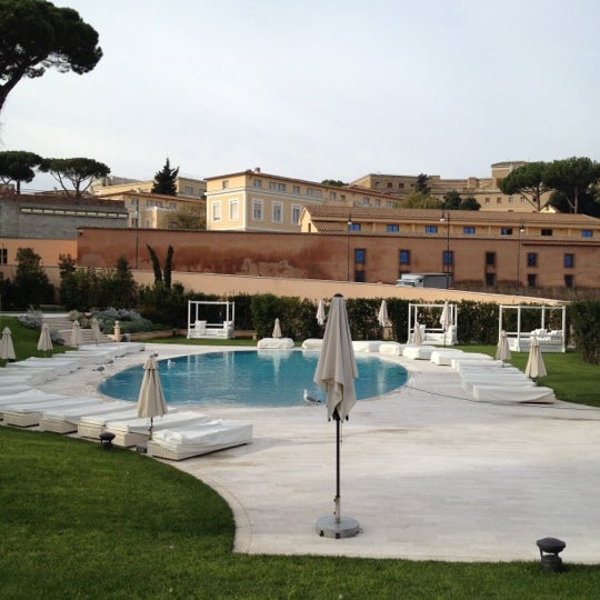 Photo taken at Gran Meliá Rome by Andrey T. on 12/20/2012