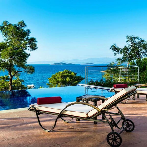 4/28/2017 tarihinde Vogue Hotel Bodrumziyaretçi tarafından Vogue Hotel Bodrum'de çekilen fotoğraf