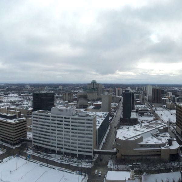 Photo taken at Radisson Hotel Winnipeg Downtown by andrew m. on 12/25/2014