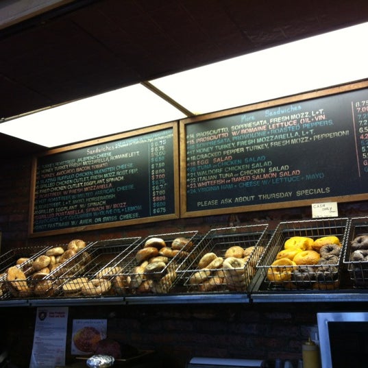 Photo taken at Brownstone Bagel &amp; Bread Co by Lexie L. on 12/22/2012