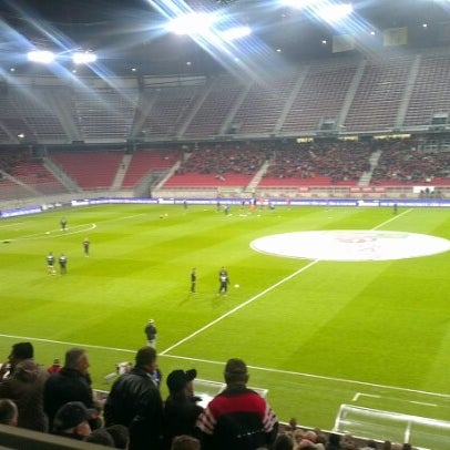 Photo taken at Wörthersee Stadion by Guenther M. on 11/27/2012