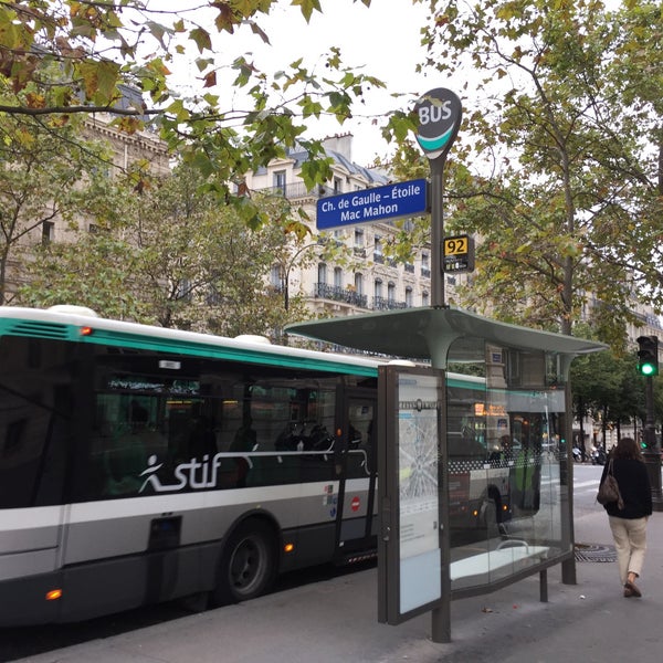Arret Charles De Gaulle Mac Mahon 92 Ternes Paris Ile De France