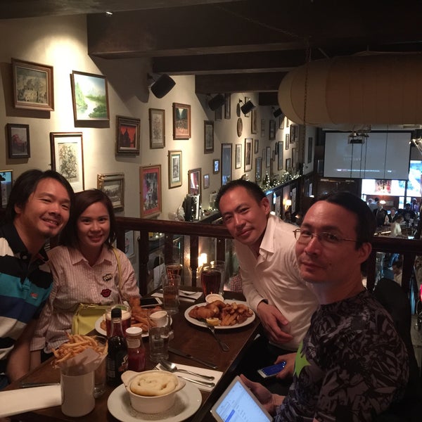 Photo taken at Cock &amp; Bull British Pub and Eatery by BeerLoverManila on 6/23/2016