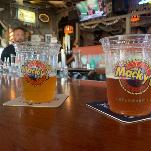 Photo taken at Macky&#39;s Bayside Bar &amp; Grill by Wilson G. on 6/4/2019