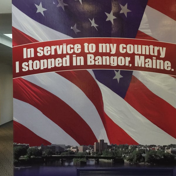 Снимок сделан в Bangor International Airport (BGR) пользователем Anthony F. 7/17/2016