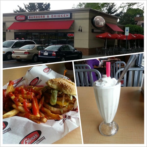 Снимок сделан в Gino&#39;s Burgers &amp; Chicken пользователем Jomo B. 5/9/2013
