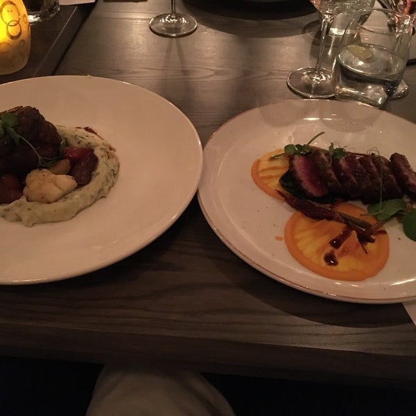 I had the duck. The best I have ever experienced. Highly recommended! My wife had the filet mignon, she said it was very good as well.