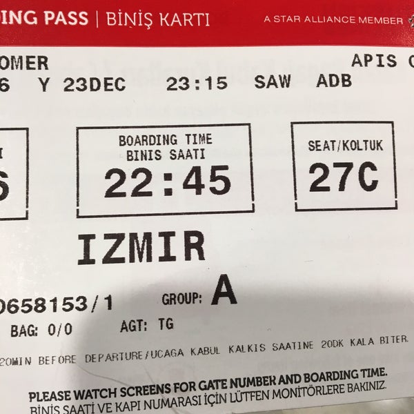 Das Foto wurde bei Flughafen Istanbul-Sabiha Gökçen (SAW) von Ömer A. am 12/23/2017 aufgenommen