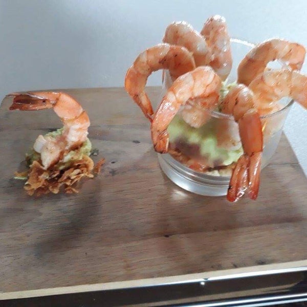 This shrimps and avocado is so tasty