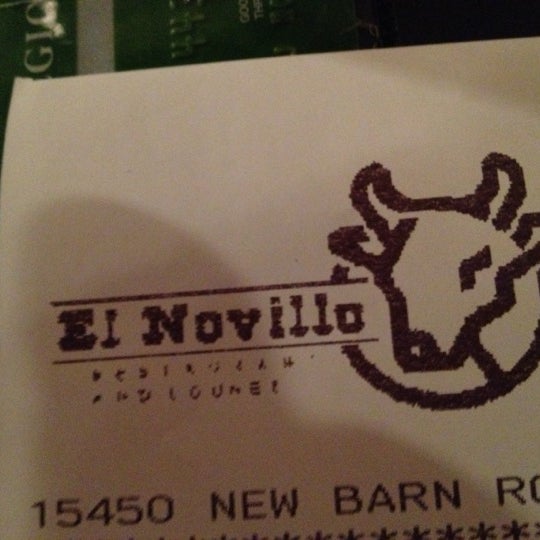 Foto diambil di El Novillo Restaurant oleh Craig M. pada 12/14/2012
