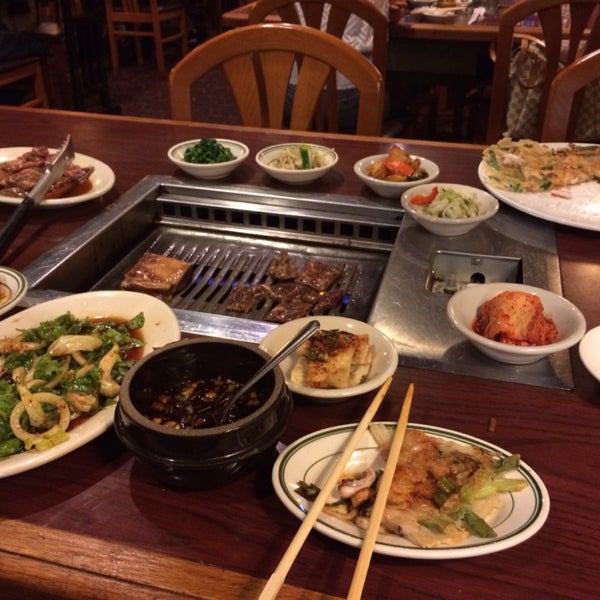 Beef Galbi was very good.. I was not impressed by the pork belly. The sesame vinaigrette salad is a delicious start that comes with any grill item!