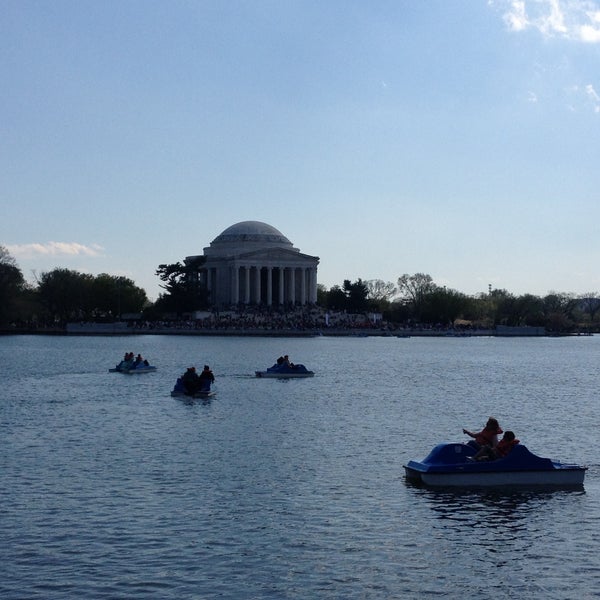 Photo taken at Tidal Basin Paddle Boats by Thuy-Linh N. on 4/13/2013
