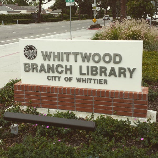 Whittier Public Library Whittwood Whittier, CA
