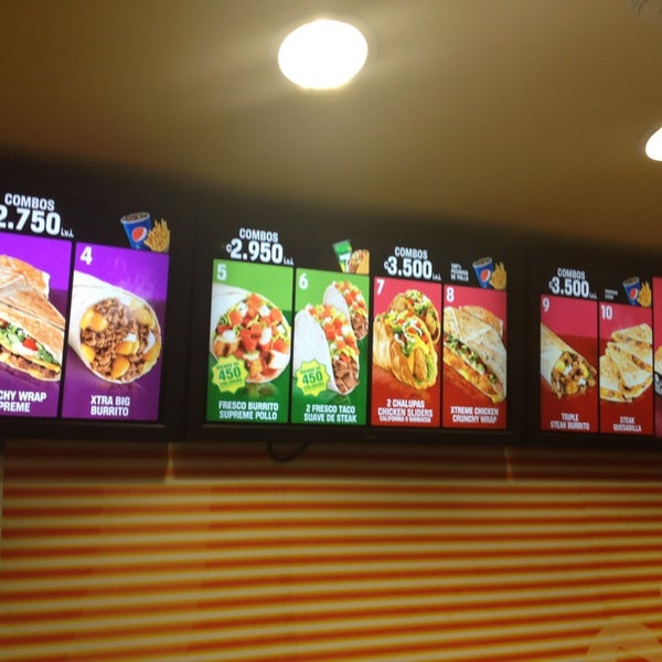 Taco Bell Restaurante de comida rápida en Heredia