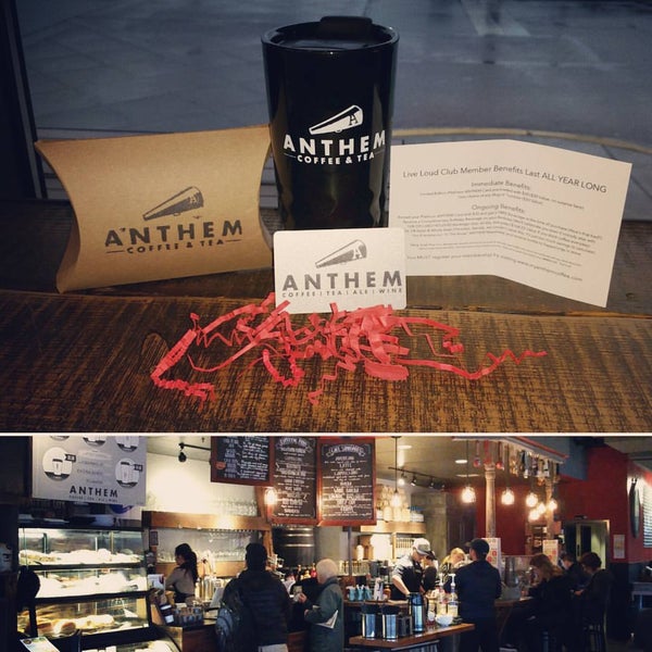 Photo taken at Anthem Coffee &amp; Tea by Rory P. on 1/15/2016
