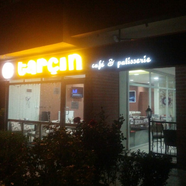 Photo taken at Tarçın Cafe &amp; Patisserie by Cemal K. on 6/3/2014