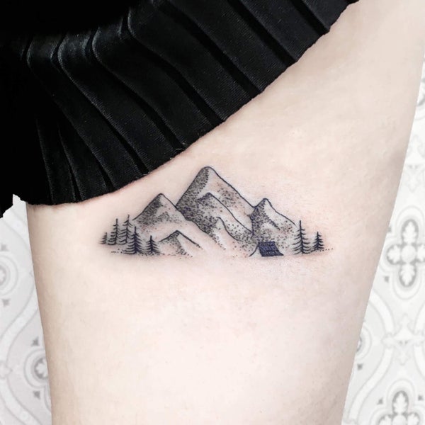 10 tattoo ideas  mountain tattoo lake mcdonald small tattoos