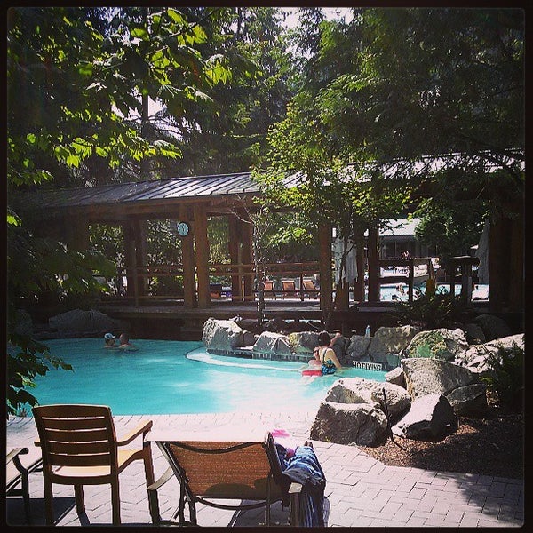Photo taken at Harrison Hot Springs Resort &amp; Spa by Matt C. on 6/9/2013