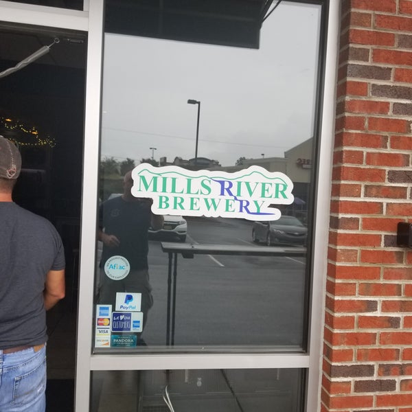 Photo taken at Mills River Brewery by Greg N. on 9/30/2018