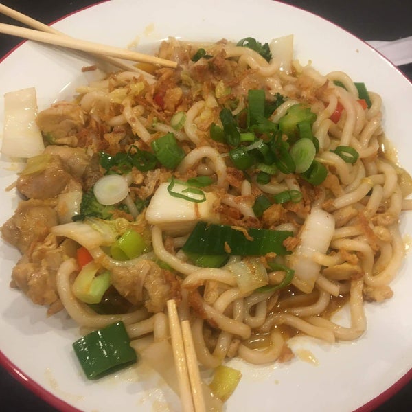 Spicy udon Tokyo is very tasty