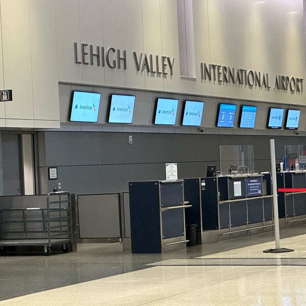 Снимок сделан в Lehigh Valley International Airport (ABE) пользователем Scooter M. 7/10/2023