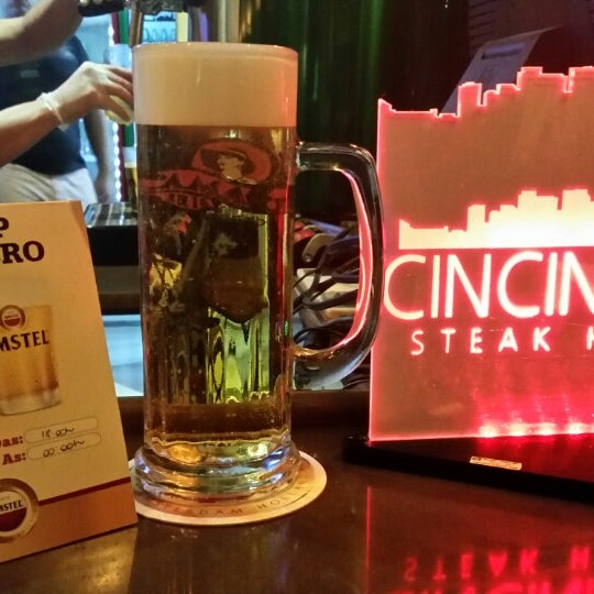 4/26/2014 tarihinde Bruno S.ziyaretçi tarafından Cincinnati Steakhouse'de çekilen fotoğraf