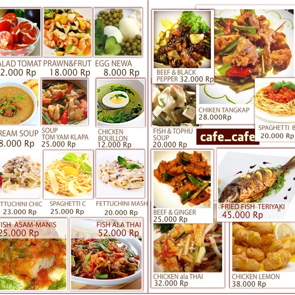 brand new dishlist. new chef, new team. pan-asian&eastern-european menu, casual-dining concept, average bill 40K Rp per person