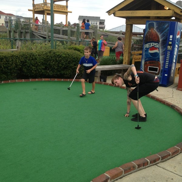 Photo taken at Mutiny Bay Adventure Golf by Lisa D. on 8/6/2013