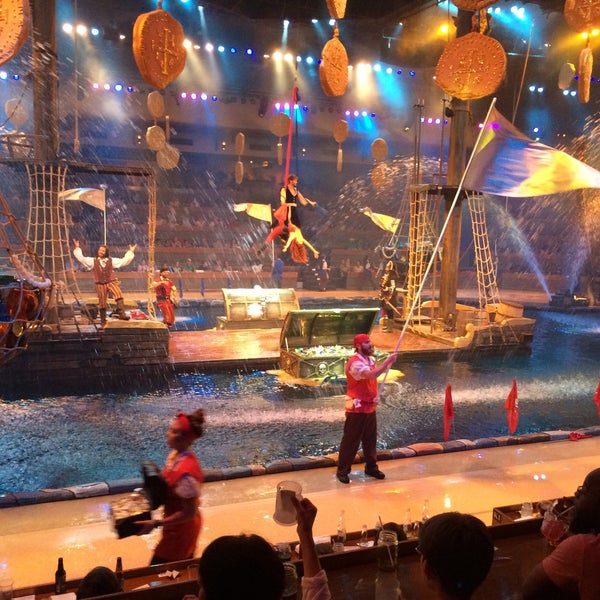 Photo taken at Pirates Voyage Dinner &amp; Show by Jay S. on 5/8/2016